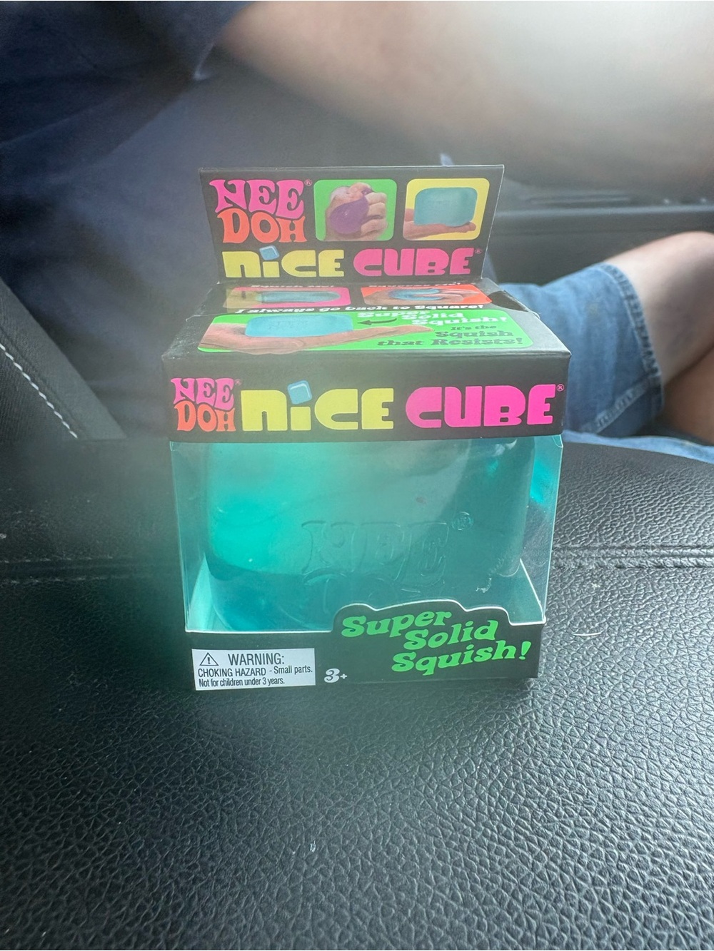 Nice Cube Super Solid Squish Toy - Teal